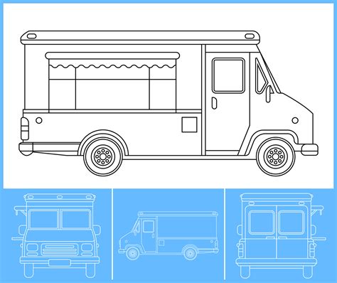 Printable Food Truck Template
